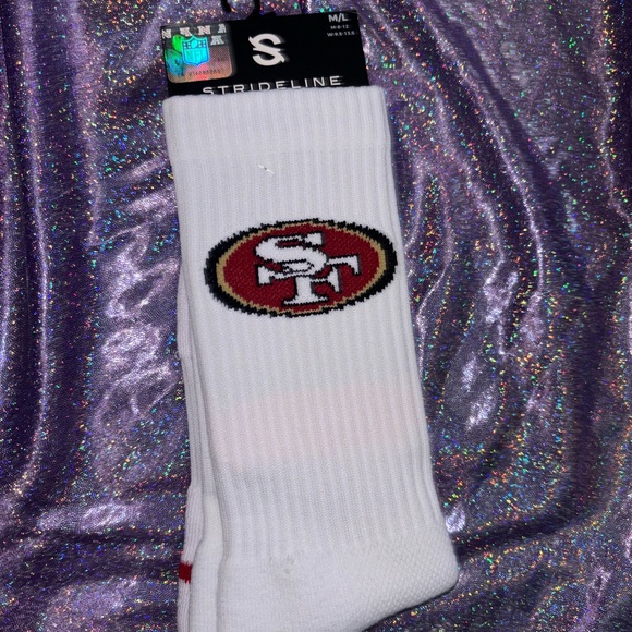 San Francisco 49er StrideLine Socks - Picture 1 of 5